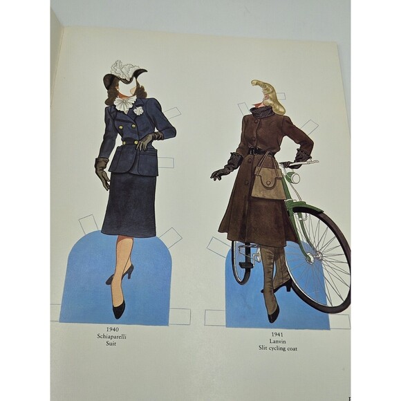 Great Fashion Designs of the Forties Paper Dolls By Tom Tierney New UNCUT - Picture 3 of 11